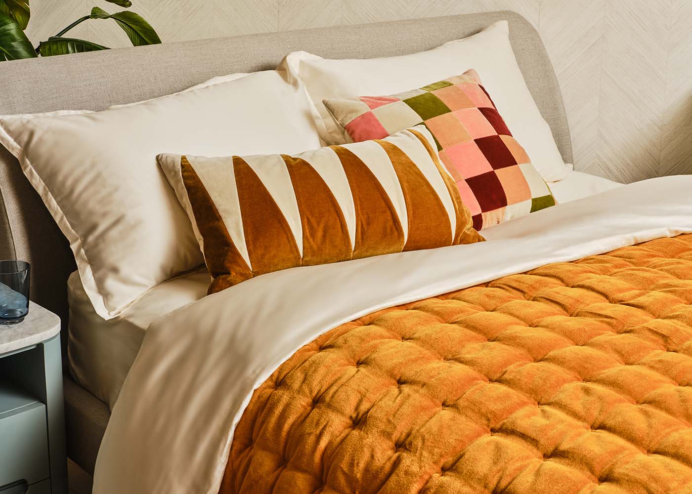 Velvet Quilt Ochre