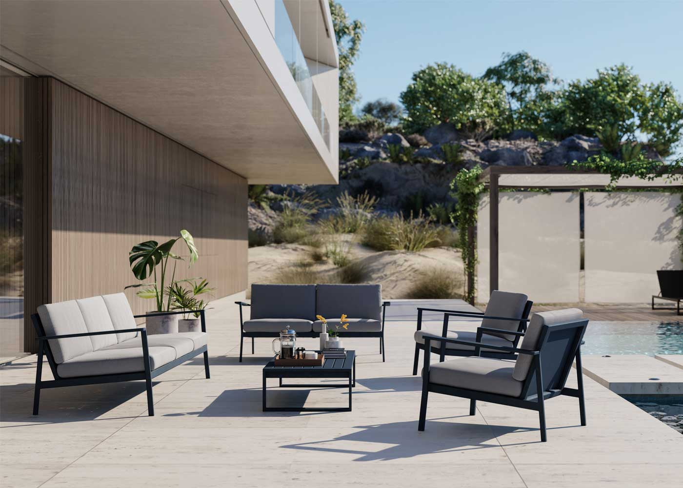 Eos Outdoor 2 Seater Sofa