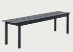 Linear Outdoor Steel Bench