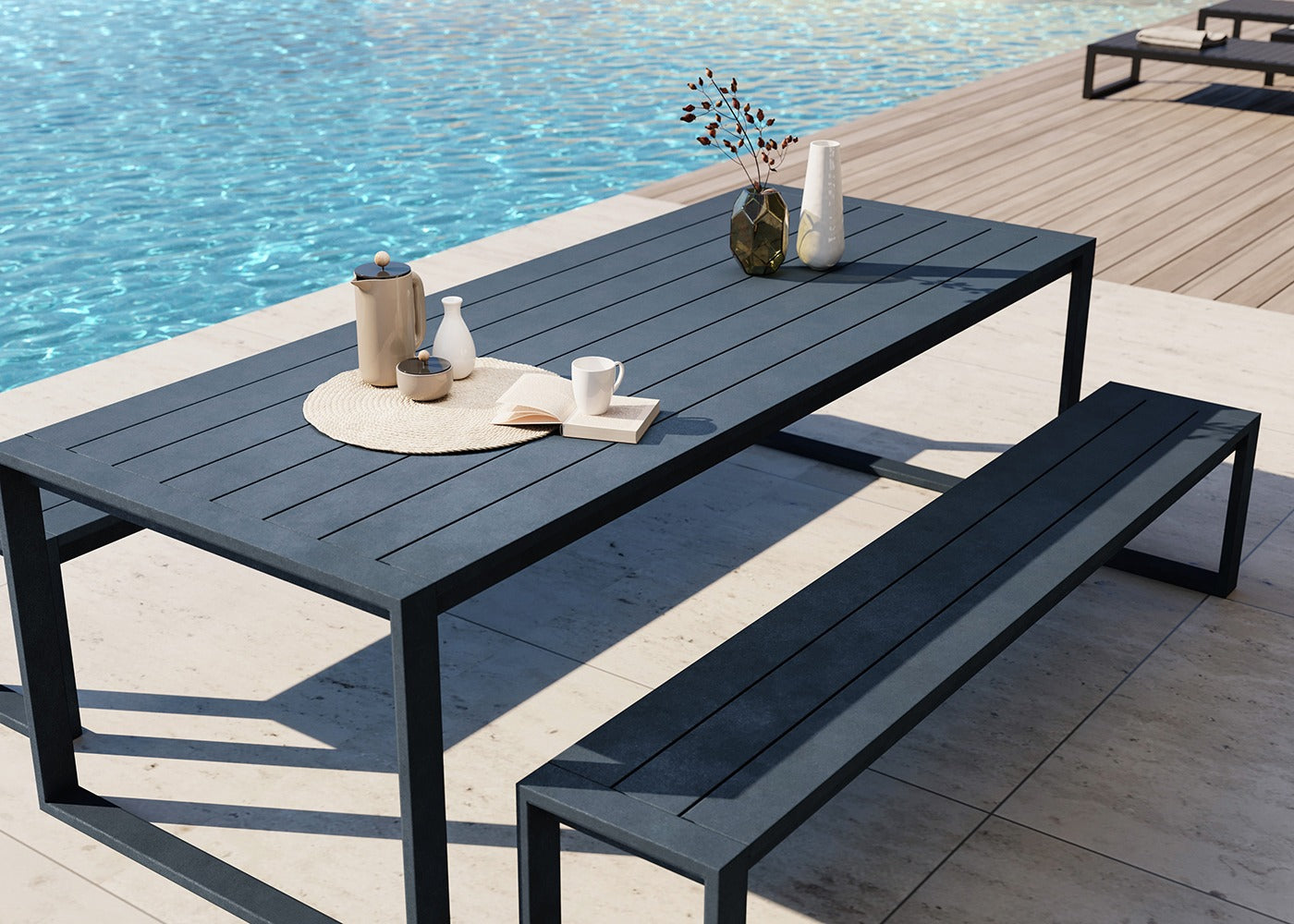 Eos Outdoor Communal Dining Table