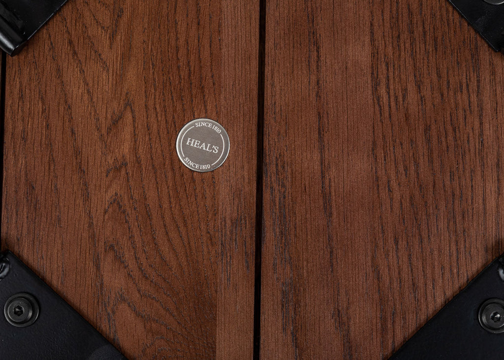 Brunel Lean To Shelves Dark Wood
