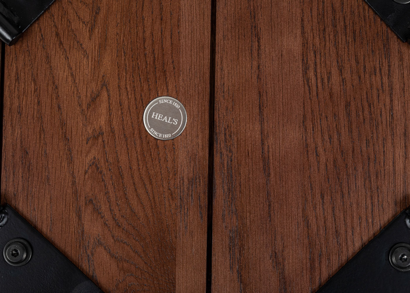 Brunel Lean To Shelves Dark Wood