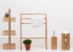 Bathroom Storage Stand Wood 3 Tier