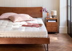 Brunel Bed Wooden Headboard Dark Wood