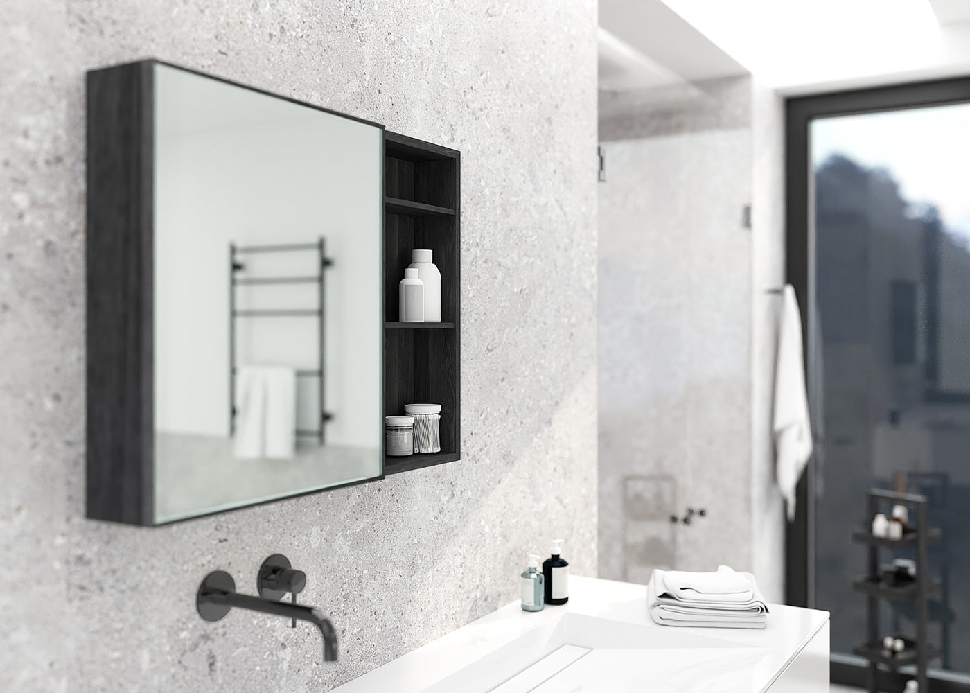 Slimline Bathroom Cabinet Box