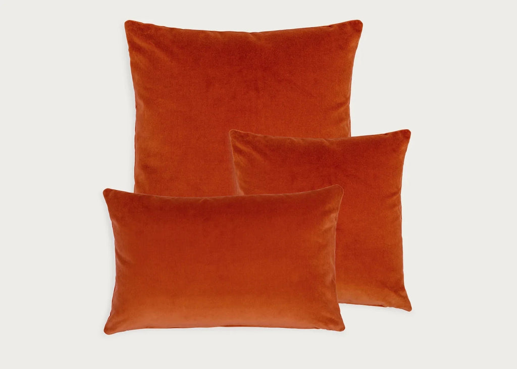Velvet Cushion Rust