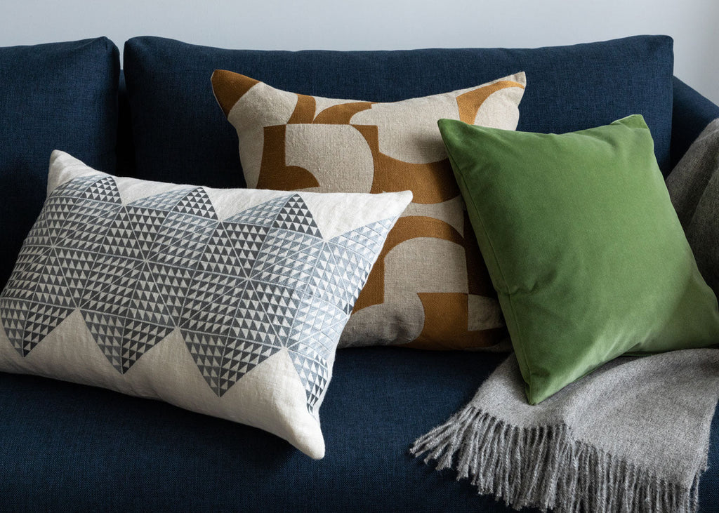 Velvet Cushion Sage Green