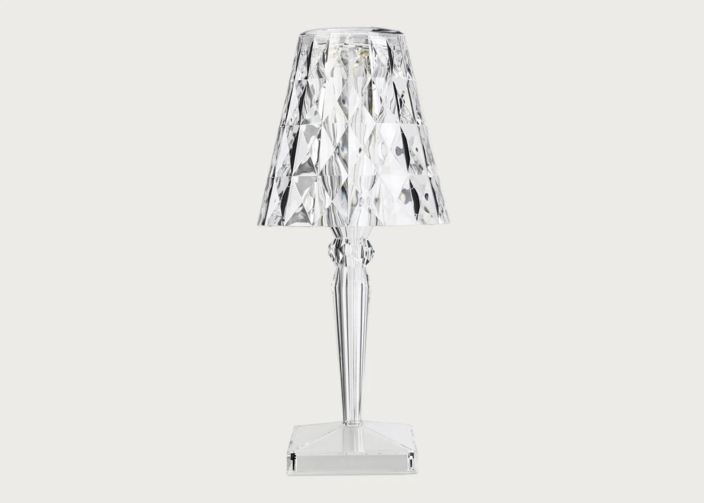 Big Battery LED Portable Table Lamp Crystal