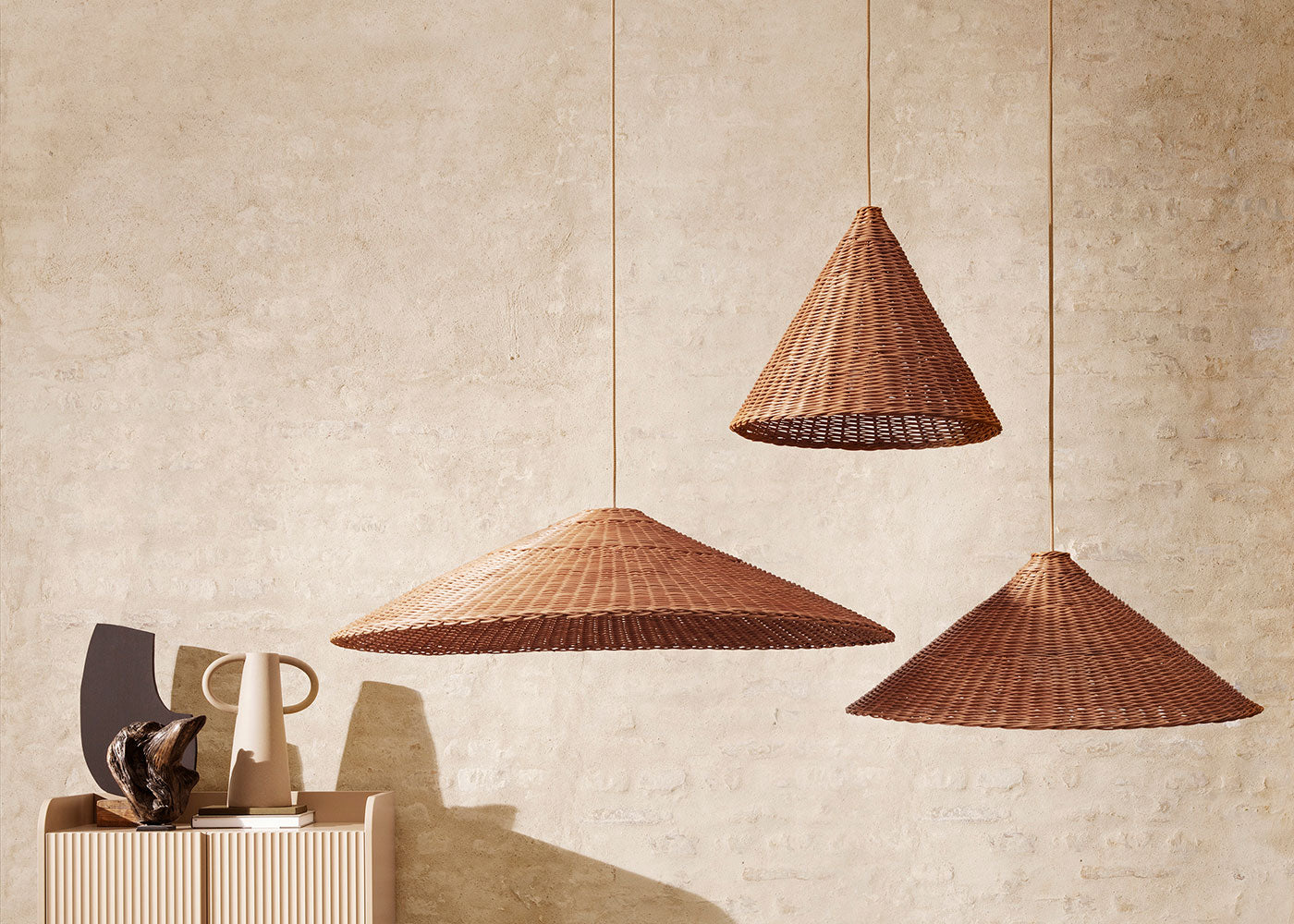 Dou Rattan Lampshade