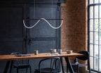 Wave LED Long Pendant Light