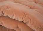 Velvet Quilt Dusky Pink