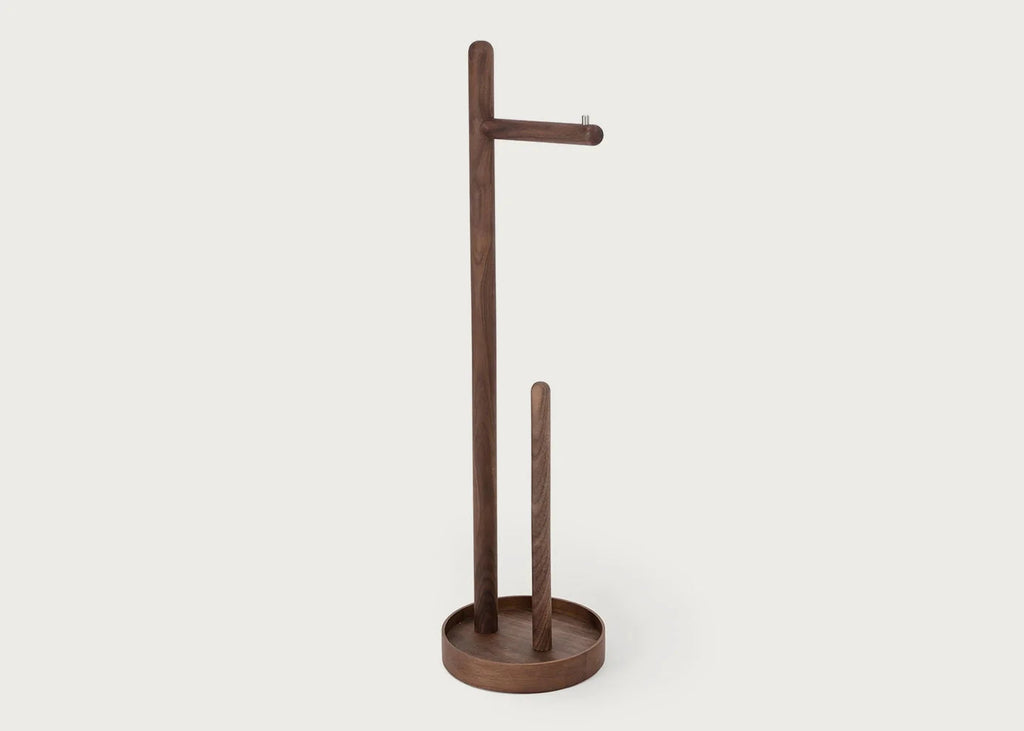 Yoku Freestanding Toilet Roll Holder Round