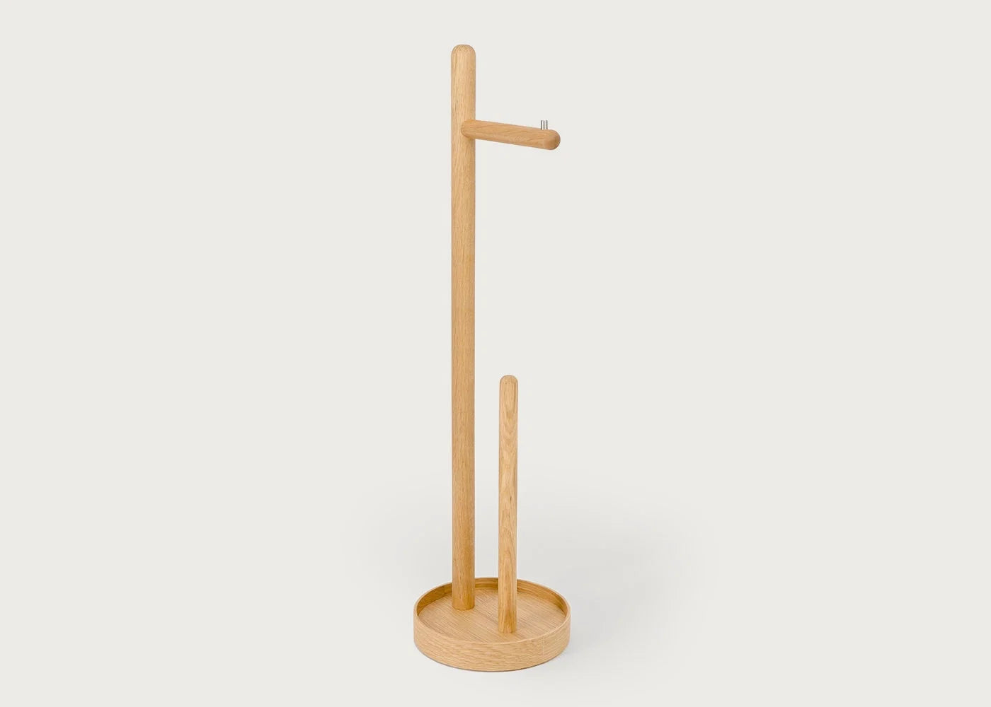 Yoku Freestanding Toilet Roll Holder Round
