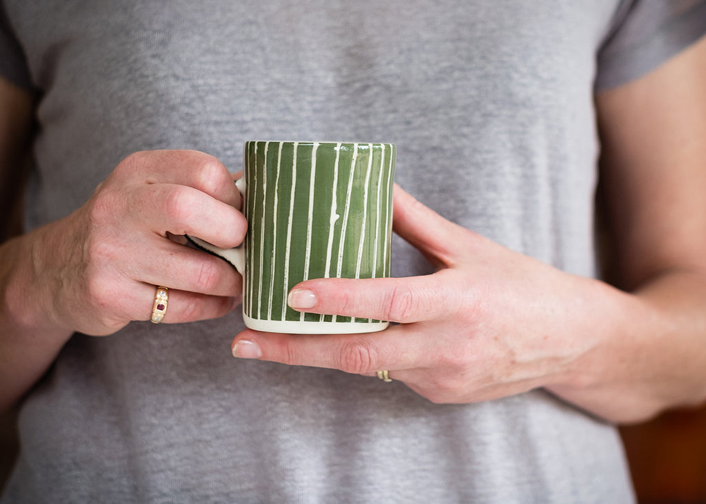 Sgraffito Demi Mug