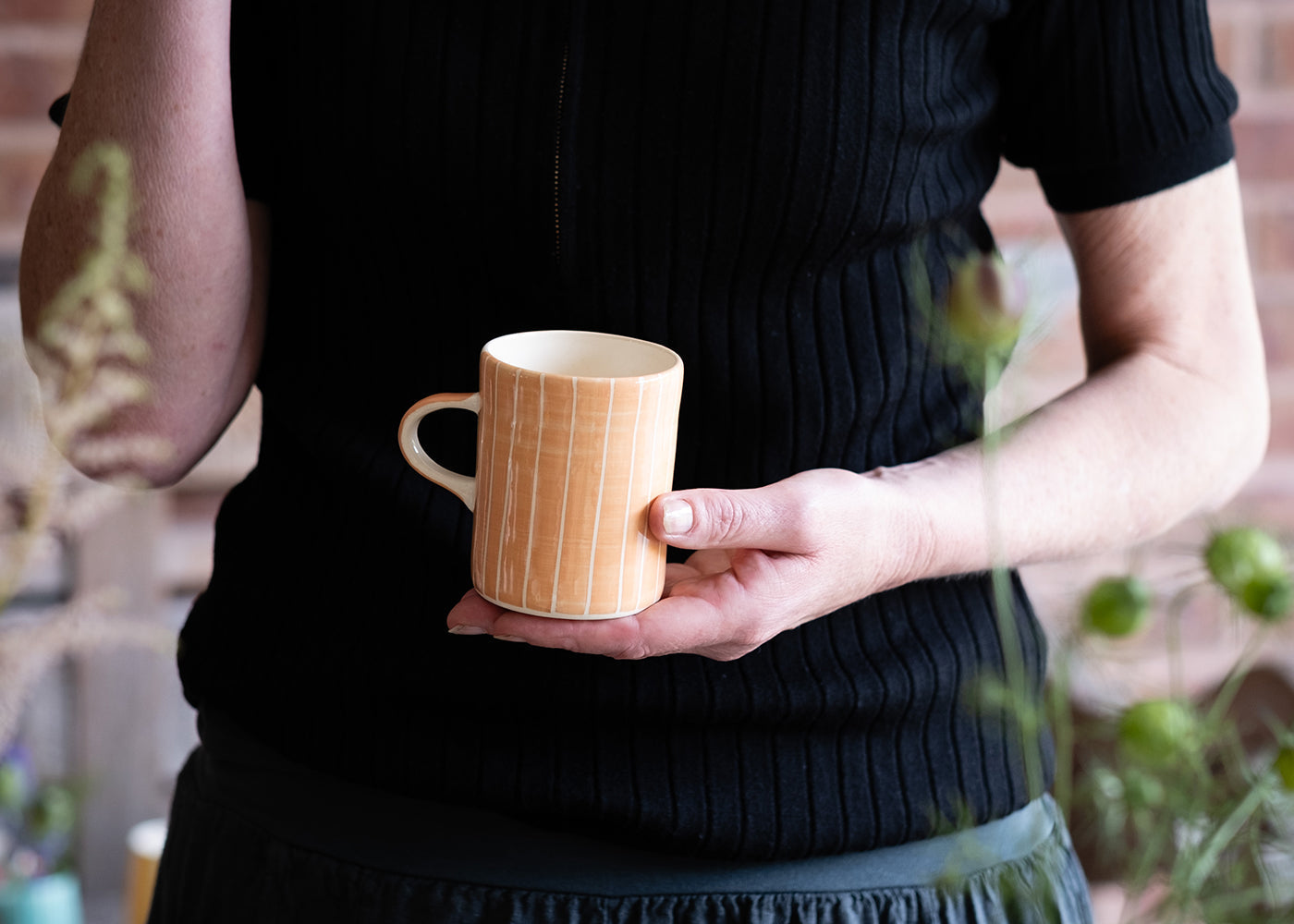 Sgraffito Demi Mug