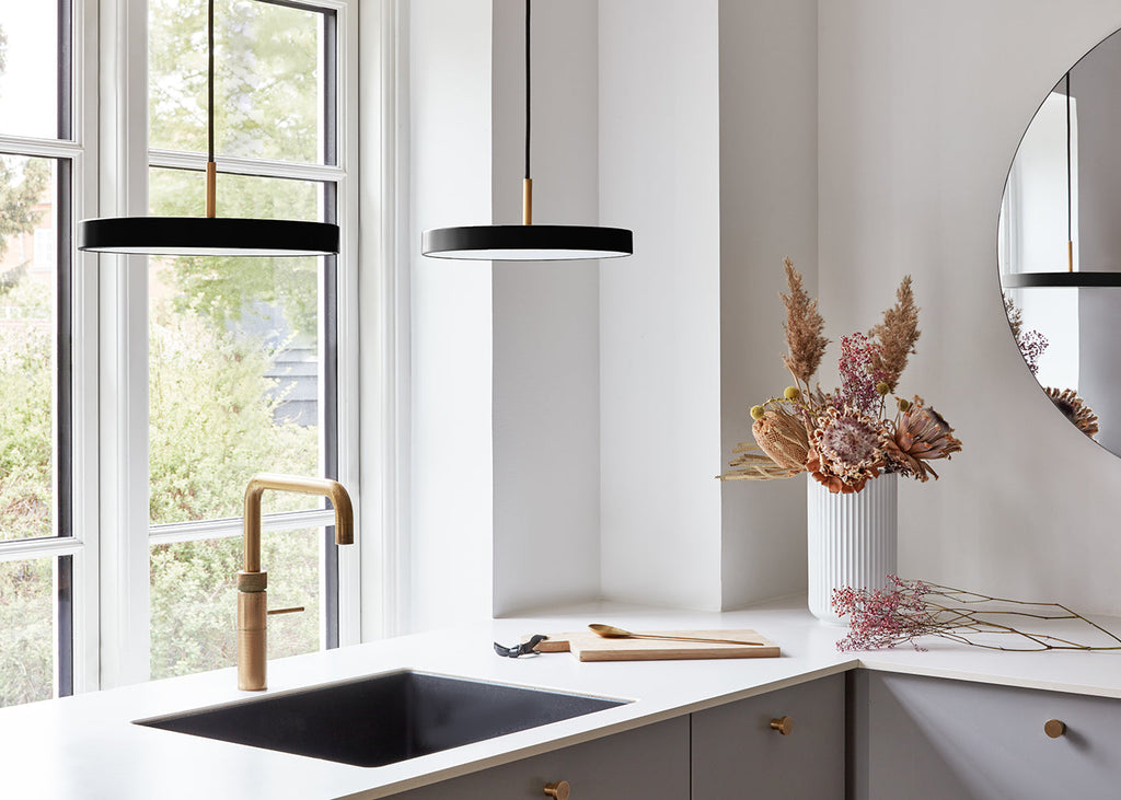 Asteria LED Pendant Light Medium Brass