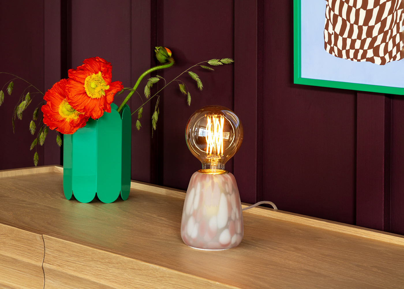 Confetti Glass Table Lamp