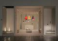 Cabana Pendant Light Large Orange