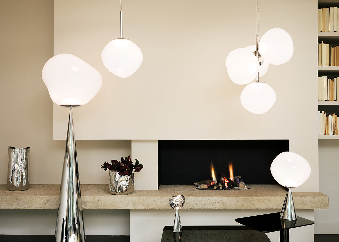 Melt LED Cone Fat Table Lamp
