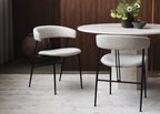 Violin Upholstered Dining Chair