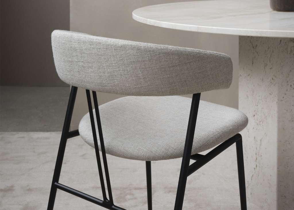 Violin Upholstered Dining Chair