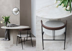 Violin Wooden Backrest Dining Chair