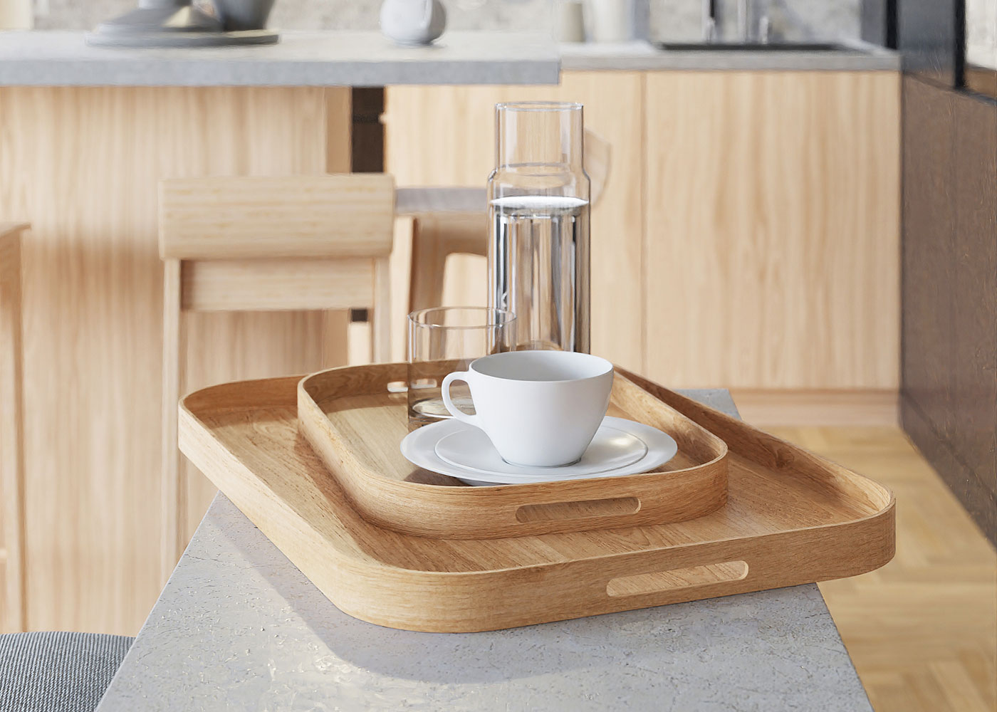 Bellhop Rectangular Tray