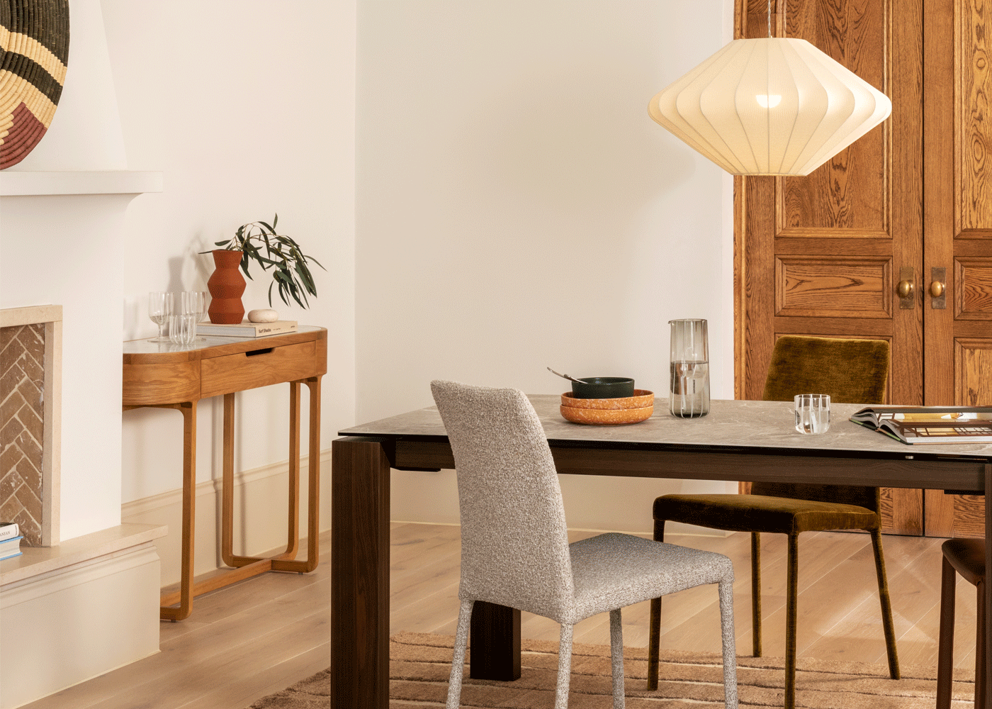 Anais Console with Marble Top