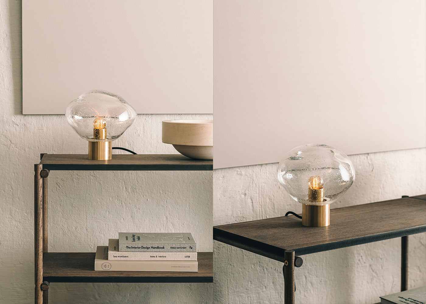 Crystal Stone Table Lamp