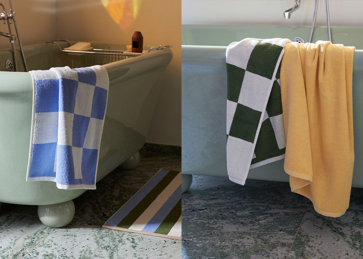 Check Bath Mat