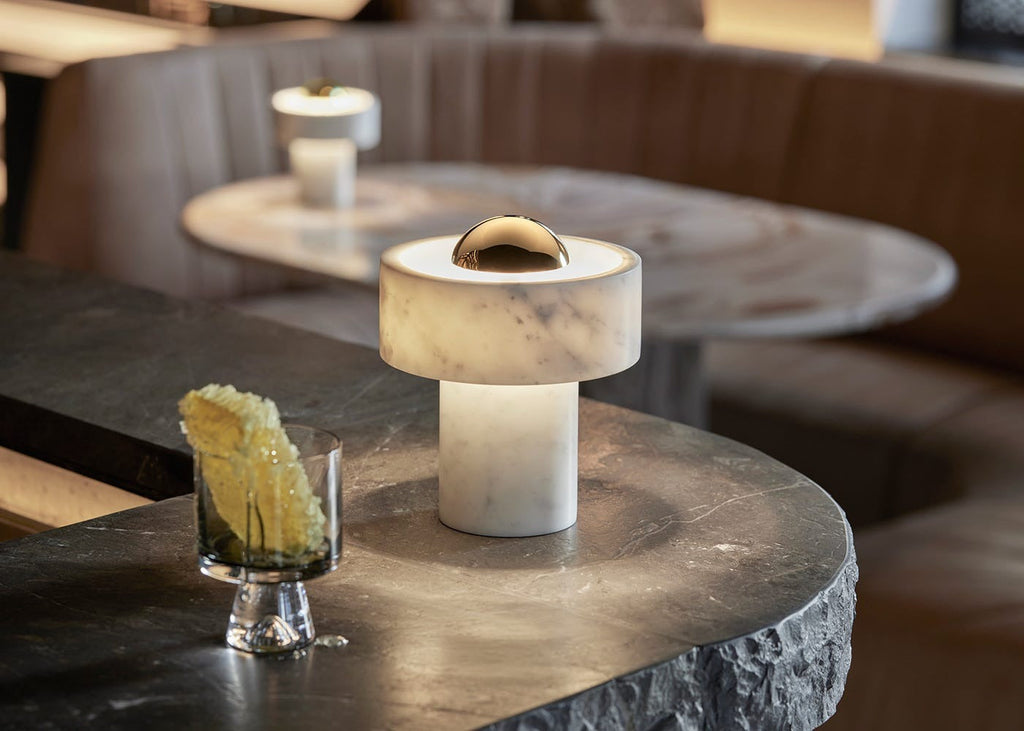 Stone LED Portable Table Lamp