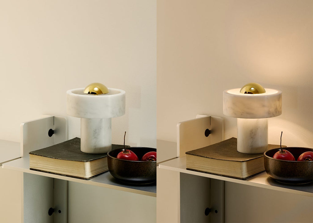 Stone LED Portable Table Lamp