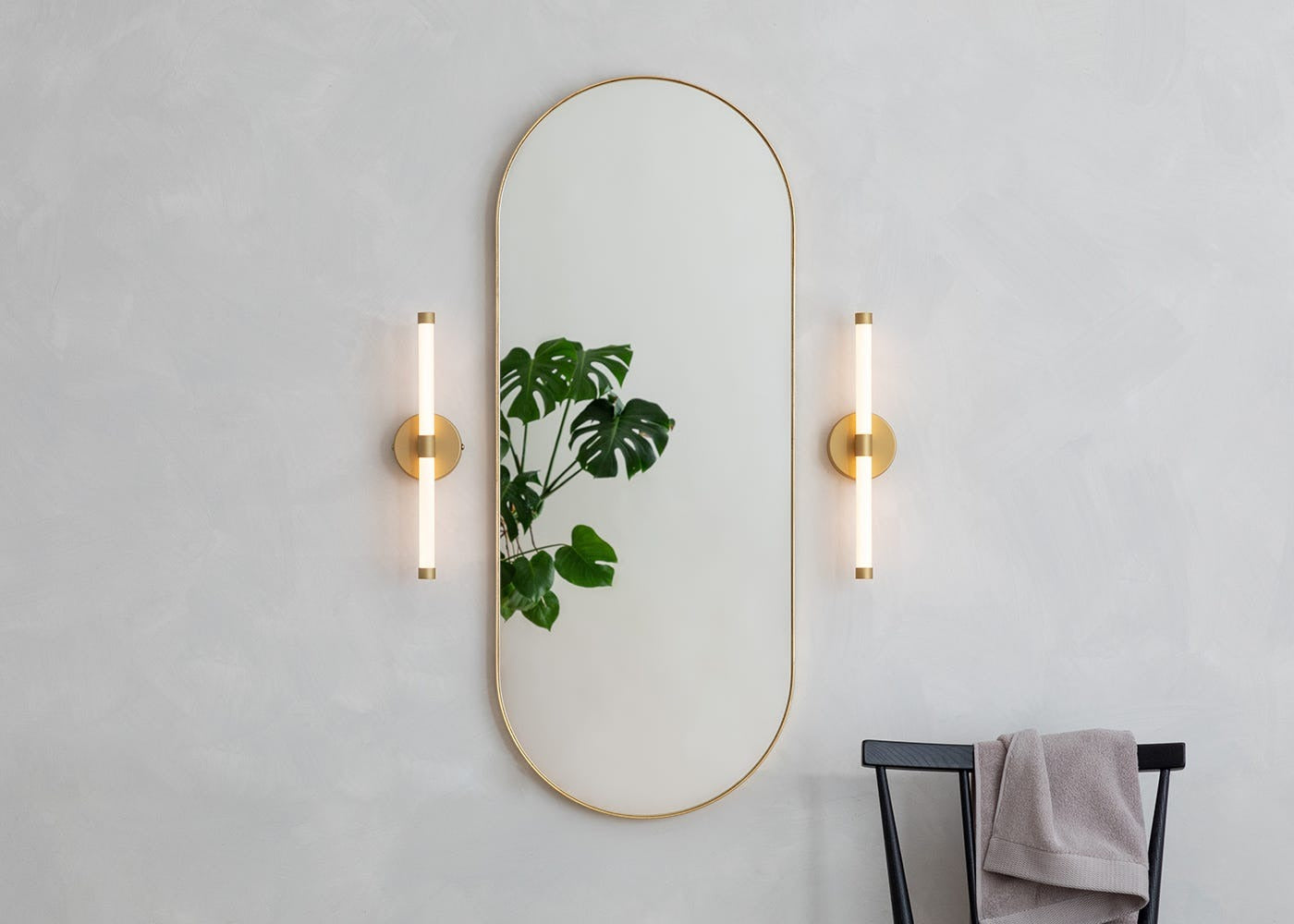 Tubular LED Bathroom Wall Light IP44