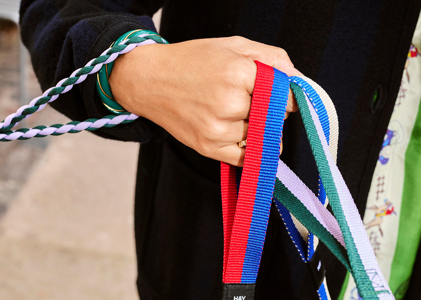 HAY Dog Leash Braided