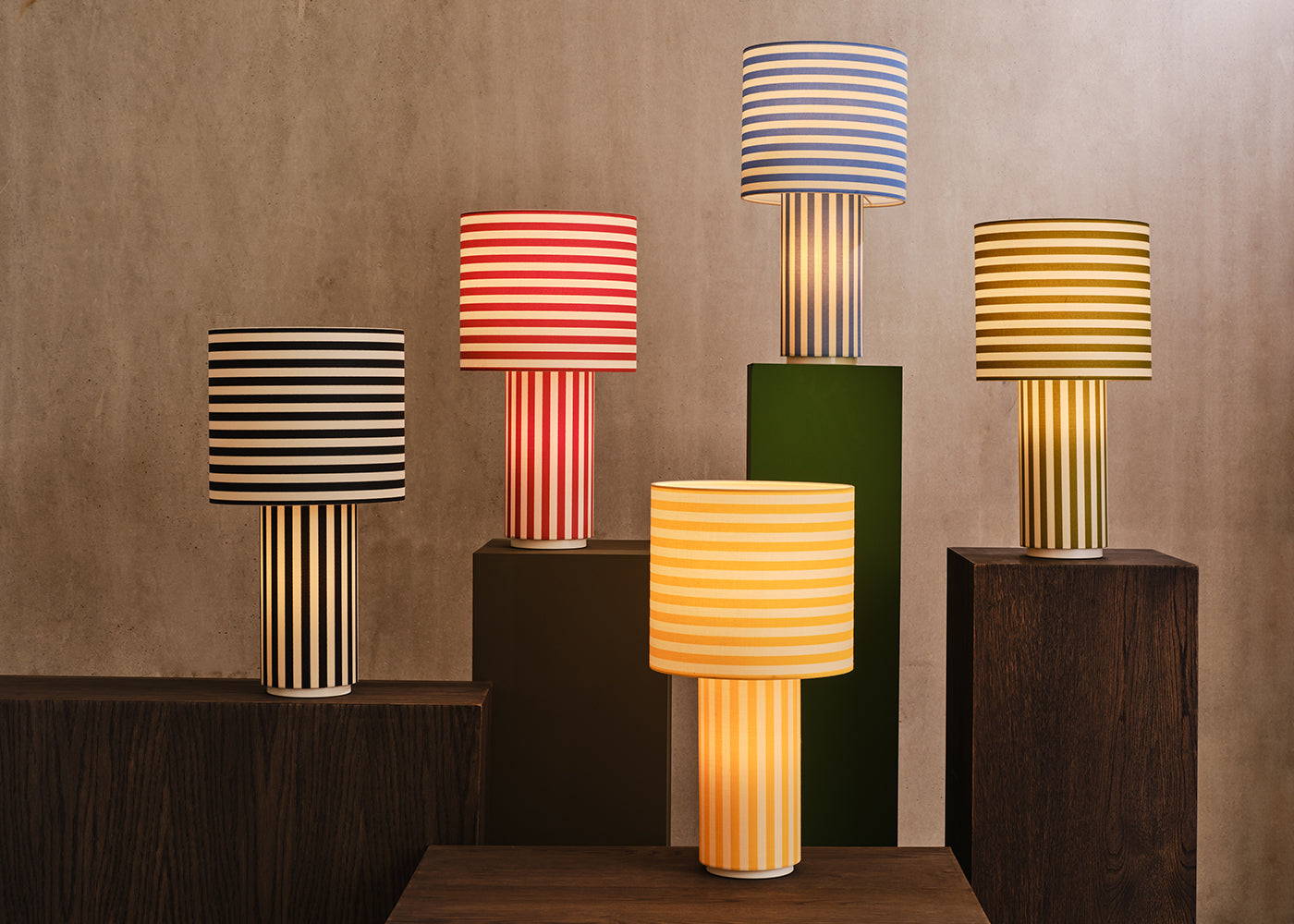 Raie Fabric Table Lamp