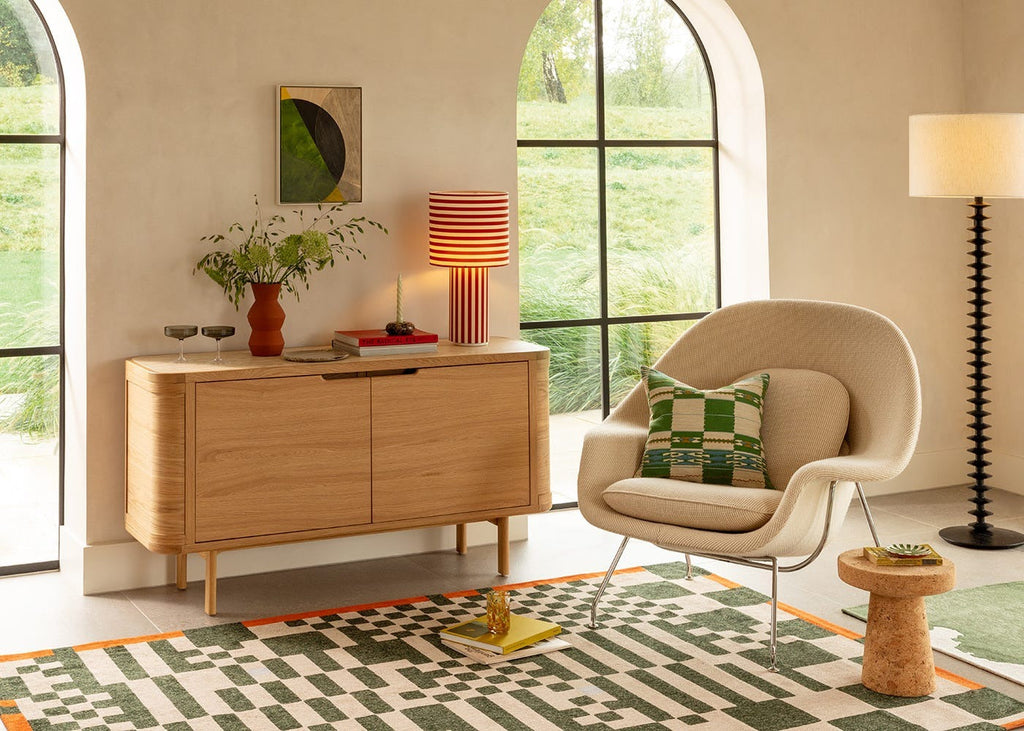Raie Fabric Table Lamp
