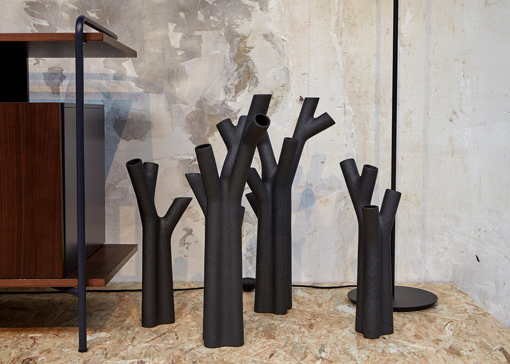 Roseau Vase Black