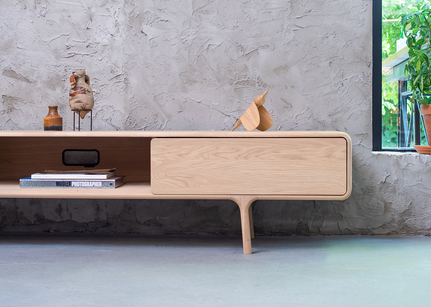 Fawn Lowboard 2 Drawers TV Unit