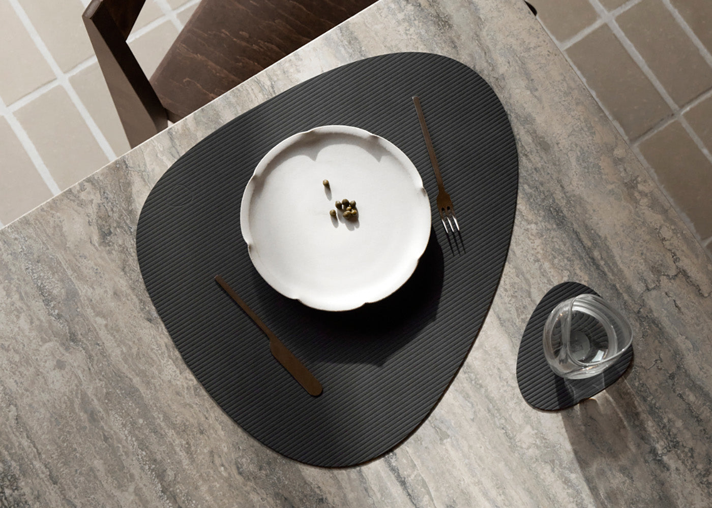 Curve Placemat Corduroy