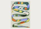 Green Snake Print