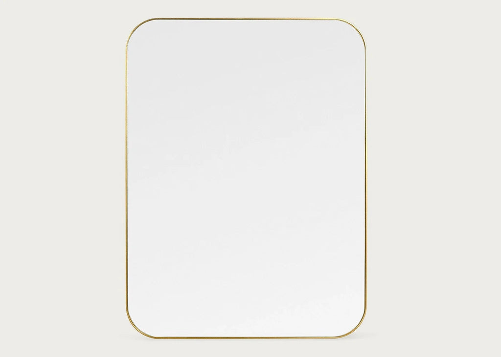 Fine Edge Mirror Rectangle Curved