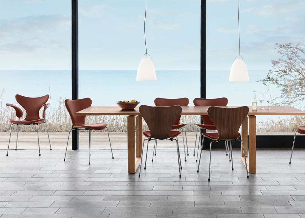 Series 7 Chair Front Upholstered Walnut Veneer
