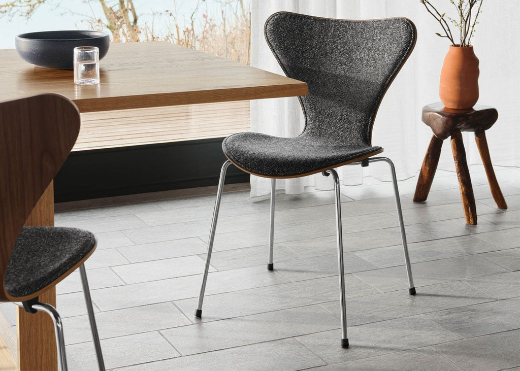 Series 7 Chair Front Upholstered Walnut Veneer