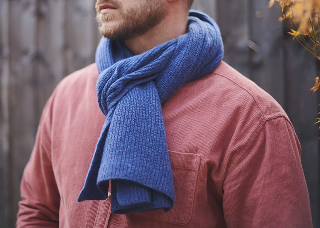 Ribbed Lambswool Scarf