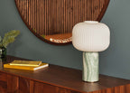 Opal Lantern Table Lamp