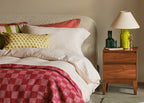 Washed Linen Blend Natural Stripe Duvet Cover