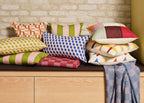 Cabana Stripe Cushion Pink & Green