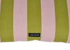 Cabana Stripe Cushion Pink & Green