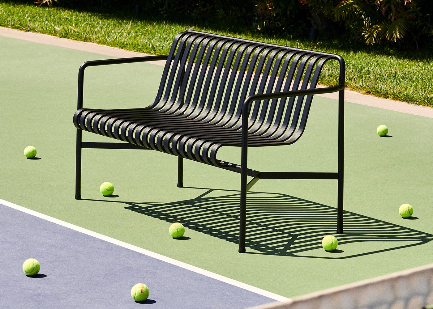 Palissade Dining Bench with Armrest