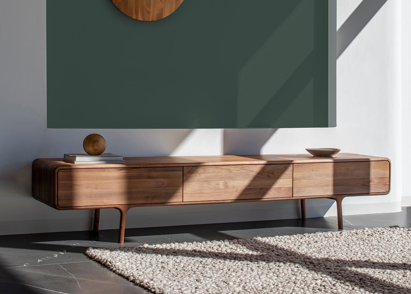 Fawn Lowboard 3 Drawers TV Unit